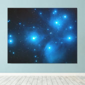 Pleiades Astro Oujda Sternhaufen Leinwanddruck (Insitu (Holzboden))