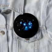 Pleiades Blau-Sternhaufen Button (Beispiel)