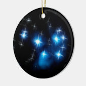 Pleiades Blau-Sternhaufen Keramikornament (Links)
