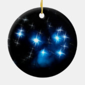 Pleiades Blau-Sternhaufen Keramikornament (Hinten)