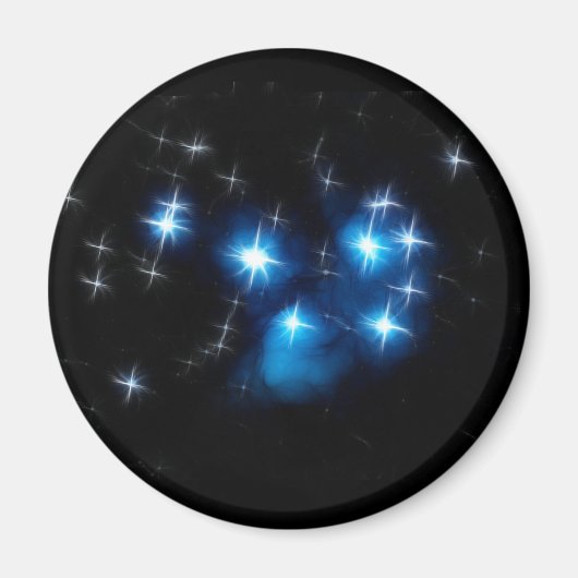 Pleiades Blue Star Cluster Magnet (Vorne)