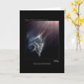 Pleiades IC 349 Nebual Hubble Telescope Photo Karte (Gelbe Blume)