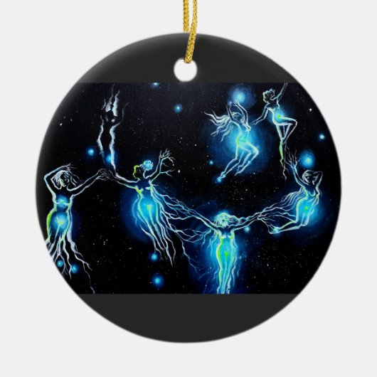 Pleiades Keramik Ornament (Vorne)