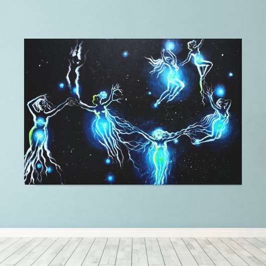 Pleiades Leinwanddruck (Insitu (Holzboden))