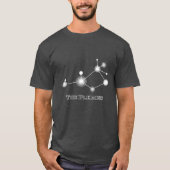 Pleiades mit Titel - dunkle T - Shirts (Vorderseite)