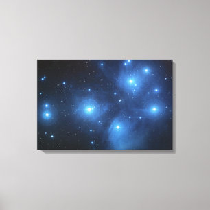 Pleiades oder die sieben Schwestern M45 Leinwanddruck
