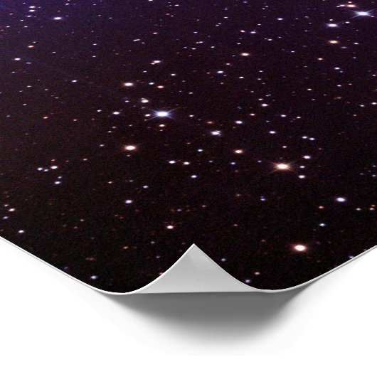 Pleiades Open Star Cluster Sieben Schwestern in Ta Poster (Ecke)