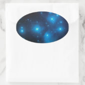 Pleiades Oval Sticker (Tasche)