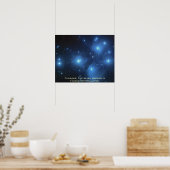 Pleiades Poster Landschaft 20" x 16" (Küche)