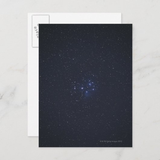 Pleiades Postkarte (Vorne/Hinten)