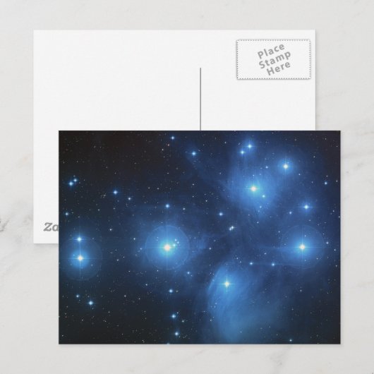 Pleiades Postkarte (Vorne/Hinten)