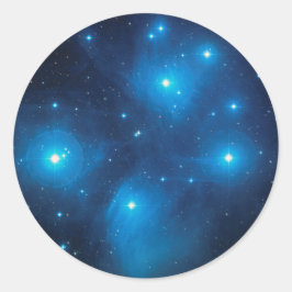 Pleiades Round Sticker