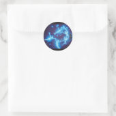 Pleiades Runder Aufkleber (Tasche)