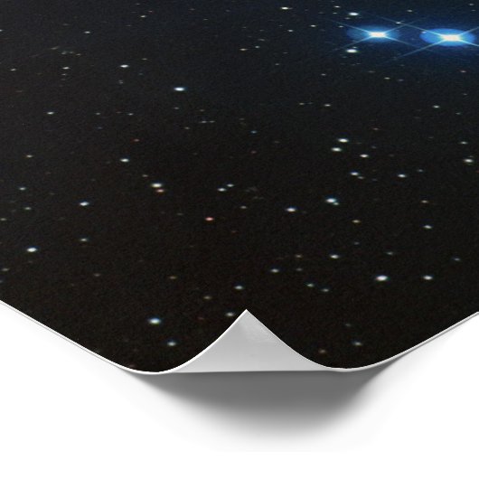 Pleiades Star Cluster 18x12 (16x11) Poster (Ecke)