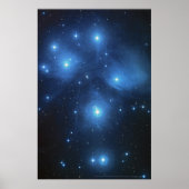 Pleiades Star Cluster 18x12 (16x11) Poster (Vorne)