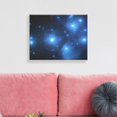 Pleiades Star Cluster Leinwanddruck (Insitu (Wohnzimmer))