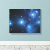 Pleiades Star Cluster Leinwanddruck (Insitu (Holzboden))