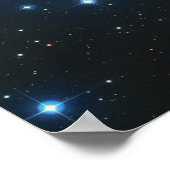 Pleiades Star Cluster Poster (Ecke)