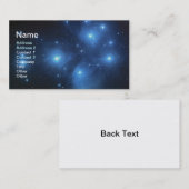 Pleiades Visitenkarte (Vorne/Hinten)