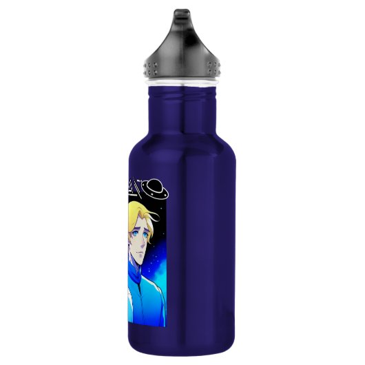 Pleiadian Alien Race und UFO Edelstahlflasche (Rechts)