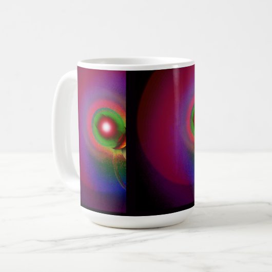 Pleiadian Bahnen Kaffeetasse (Vorderseite Links)