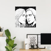 Pleiadians Tall Extraterrestriste Weiblich und män Poster (Heimbüro)