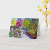 Plein Luft-Ansicht von meiner Kunst-Studio ~ Karte (Gelbe Blume)