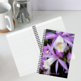 Pleione Windows Orchids Floral Notizblock