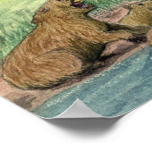 Pleistocene Texas Poster (Ecke)