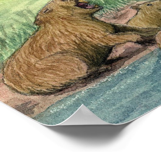 Pleistocene Texas Poster (Ecke)