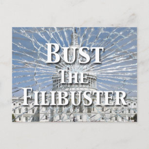 Pleite der Filibuster-Postkarte Postkarte