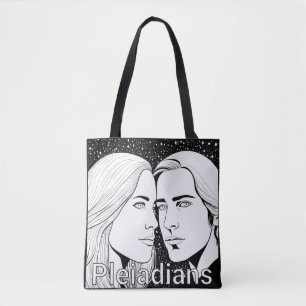 Plejaden große Außerirdische weiblich und männlich Tasche