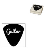 Plektrum Art Briefmarke Gummistempel (Stempel)