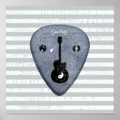 Plektrum Art Design Poster (Vorne)