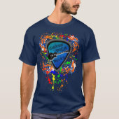 Plektrum Blues Art Splash T-Shirt (Vorderseite)