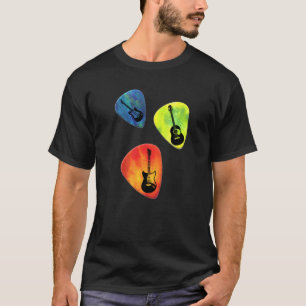 Plektrum für Country- oder Rockmusik und Musiker T-Shirt