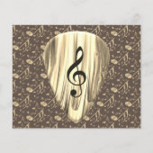 Plektrum für personalisierte Musiknote (Vorderseite)
