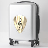 Plektrum für personalisierte Musiknote Aufkleber (Koffer)