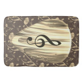 Plektrum für personalisierte Musiknote Badematte (Vorderseite)