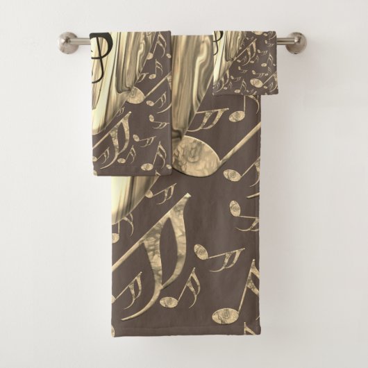 Plektrum für personalisierte Musiknote Badhandtuch Set (Insitu)
