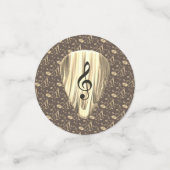 Plektrum für personalisierte Musiknote Konfetti (Klein Vorderseite)