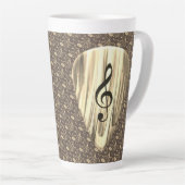 Plektrum für personalisierte Musiknote Milchtasse (Rechte Ecke)