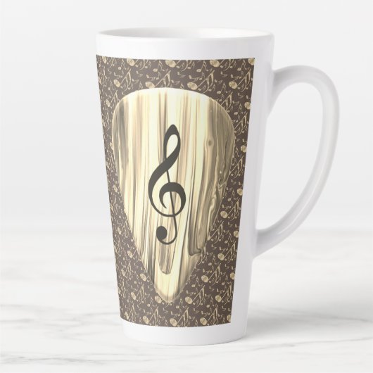Plektrum für personalisierte Musiknote Milchtasse (Rechts)