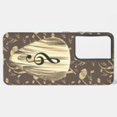 Plektrum für personalisierte Musiknote Samsung Galaxy Hülle (Linke Seite)