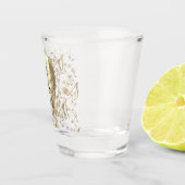 Plektrum für personalisierte Musiknote Schnapsglas (Rechts)
