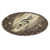 Plektrum für personalisierte Musiknote Schneidebrett (Ecke)