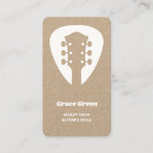 Plektrum Kraft Visitenkarte (Vorderseite)