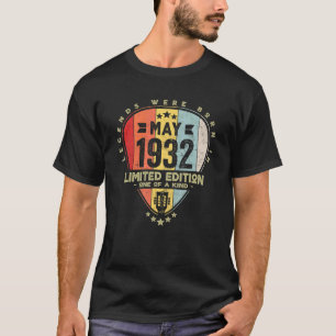 Plektrum Legends wurden im Mai 1932 Geboren Gitarr T-Shirt