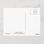 Plektrum mit Sprichwort Postkarte (Rückseite)