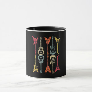 Plektrum Retro Vintag für Gitarristen Bassist Tasse